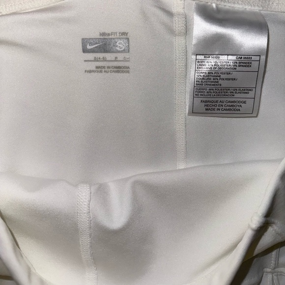 Nike White Tennis Skort size Small Dri Fit - Picture 7 of 7